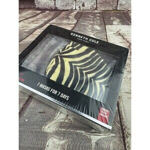 Kenneth Cole Face Mask Heiq V-block, Smart Temp Cotton, Ideal Gift Set - 7 Pack